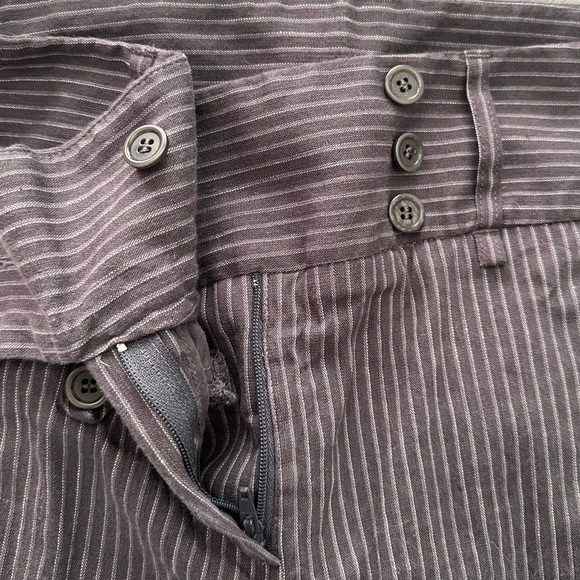 BCBG STRIPPED BELL BOTTOM PANTS - Picture 3 of 8